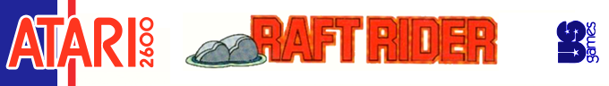 Raft Rider logo for Atari 2600